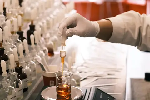 Soceli's exclusive fragrance laboratory