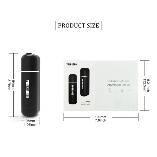 Car Diffuser Air Freshener Mini USB Rechargeable Factory Custom - Image 5