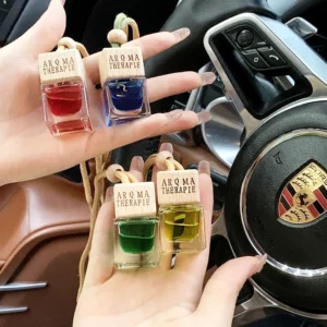 Luxury Perfume Car Air Freshener Mini Hanging Glass Bottle Fragrance